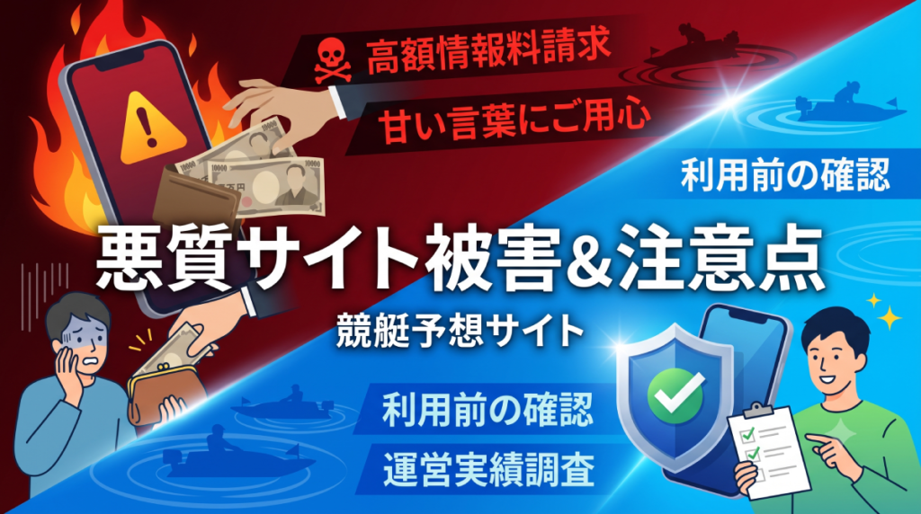 悪質サイトによる被害事例と利用前に確認したい注意点